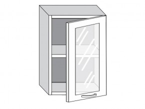 1.50.3 Шкаф настенный (h=720) на 500мм с 1-ой стекл. дверцей в Миньяре - minyar.magazin-mebel74.ru | фото