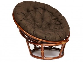 Кресло Papasan 23/01 W с подушкой Pecan, ткань Коричневый в Миньяре - minyar.magazin-mebel74.ru | фото