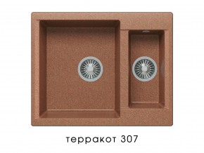 Мойка гранитная Brig-620 Терракот 307 в Миньяре - minyar.magazin-mebel74.ru | фото