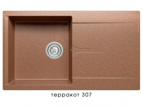 Мойка гранитная Gals-860 Терракот 307 в Миньяре - minyar.magazin-mebel74.ru | фото