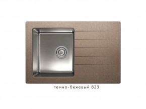 Мойка комбинированная Tolero twist TTS-760 Темно-бежевый 823 в Миньяре - minyar.magazin-mebel74.ru | фото