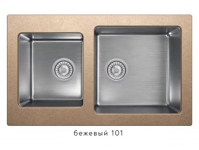 Мойка комбинированная Tolero twist TTS-840 Бежевый 101 в Миньяре - minyar.magazin-mebel74.ru | фото