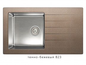 Мойка комбинированная Tolero twist TTS-860 Темно-бежевый 82 в Миньяре - minyar.magazin-mebel74.ru | фото