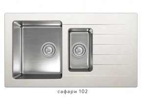 Мойка комбинированная Tolero twist TTS-890 Сафари 102 в Миньяре - minyar.magazin-mebel74.ru | фото