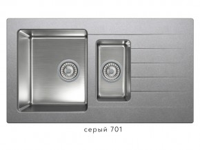 Мойка комбинированная Tolero twist TTS-890 Серый 701 в Миньяре - minyar.magazin-mebel74.ru | фото