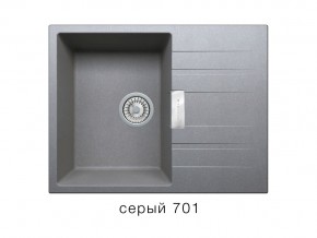 Мойка кварцевая Tolero Loft TL-650 Серый 701 в Миньяре - minyar.magazin-mebel74.ru | фото