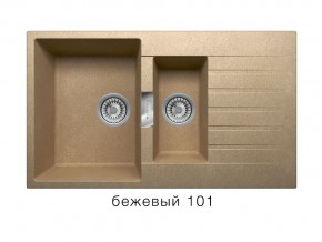 Мойка кварцевая Tolero Loft TL-860 Бежевый 101 в Миньяре - minyar.magazin-mebel74.ru | фото