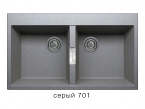 Мойка кварцевая Tolero Loft TL-862 Серый 701 в Миньяре - minyar.magazin-mebel74.ru | фото