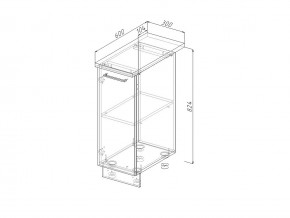 Н 30 Модуль нижний Без Столешницы МН 30 в Миньяре - minyar.magazin-mebel74.ru | фото