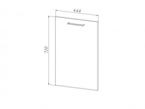 П 45 Комплект для посудомоечной машины 450 мм (цоколь + фасад) ЛДСП в Миньяре - minyar.magazin-mebel74.ru | фото