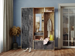 Прихожая Ориноко вотан/цемент темный в Миньяре - minyar.magazin-mebel74.ru | фото