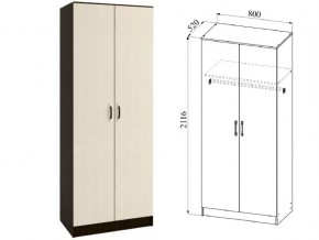 Шкаф 2 двери Ронда ШКР800.1 венге/дуб белфорт в Миньяре - minyar.magazin-mebel74.ru | фото