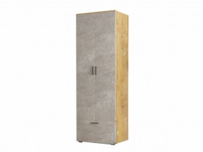 Шкаф Дуся ДШ 67.1 дуб бунратти/цемент в Миньяре - minyar.magazin-mebel74.ru | фото