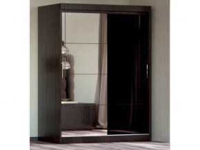 Шкаф-купе Венеция 2000 венге/черный лакобель в Миньяре - minyar.magazin-mebel74.ru | фото