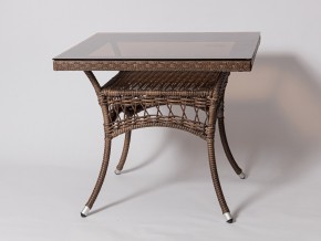 Стол FM-2001 850х850 коричневый в Миньяре - minyar.magazin-mebel74.ru | фото
