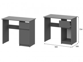 Стол письменный 900 Денвер Графит серый в Миньяре - minyar.magazin-mebel74.ru | фото