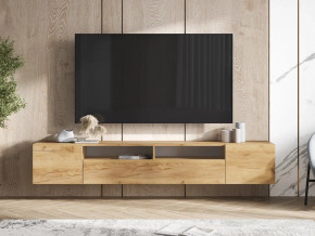 Тумба под ТВ Сити 2000 Дуб Крафт в Миньяре - minyar.magazin-mebel74.ru | фото